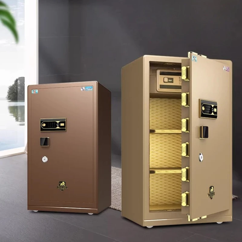 

safe household anti-theft fingerprint password heavy-duty all-steel large-capacity office use Modern living room decoration