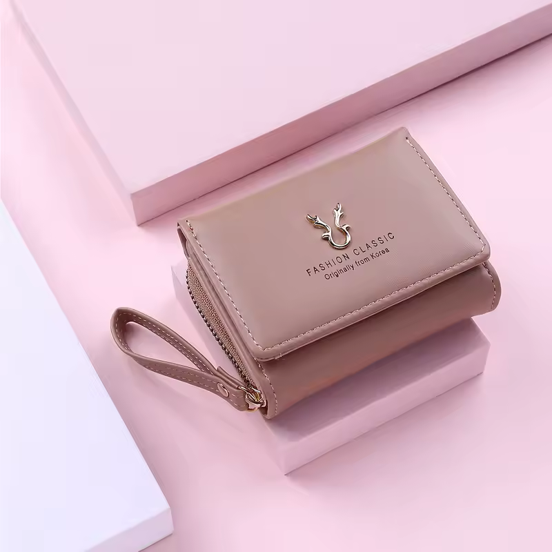 Luxury Brand Women's Small Wallet Female Card Holder Short Wallets with Coin Purse for Woman Ladies PU Leather Hasp Mini Clutch - Image 12