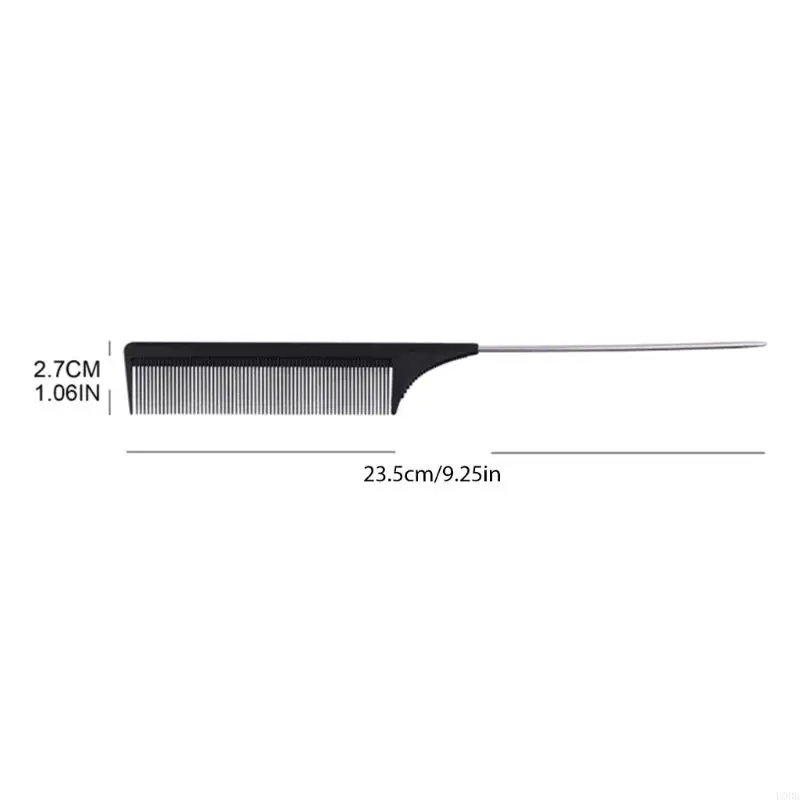 U0DE Tail Comb Odporne na ciepło grzebienie dokuczające narzędziem Pintail ze stali nierdzewnej