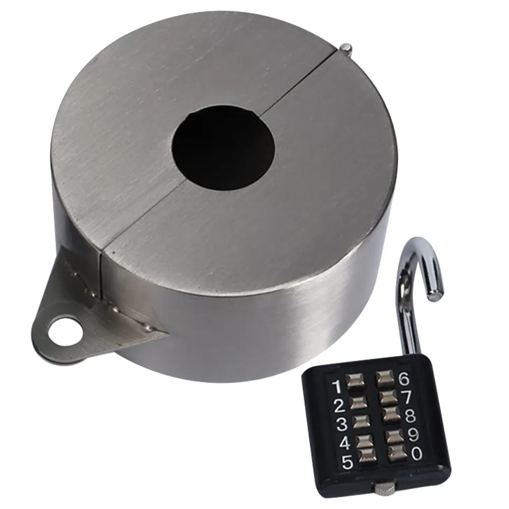 Anti-theft faucet lock for garden owners to prevent water theft with stainless steel and code lock