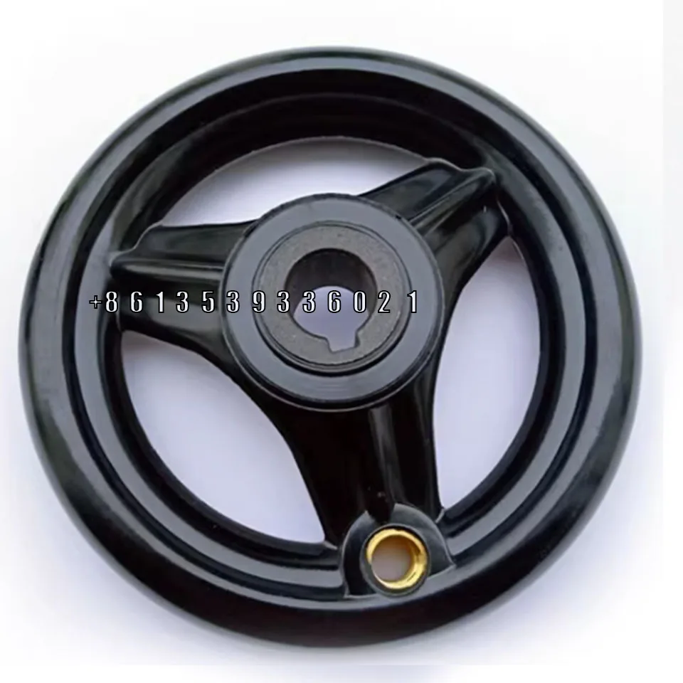 Cnc Machine Tool Plastic Wood Three Hand Wheel Round -shaped Fate Hand Wheel Milling Machine Rotating Hand -shaking Handle 100