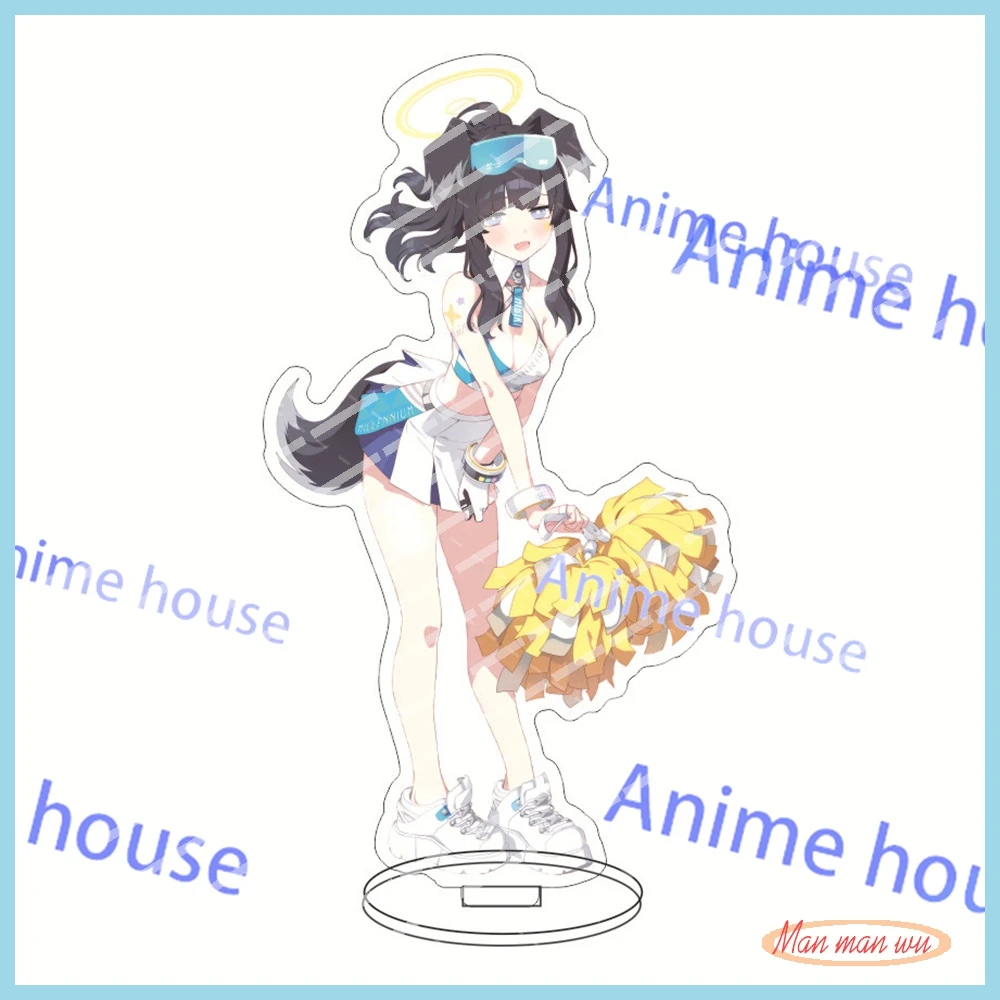 

Hot Anime Blue Archive Millennium Science School Figures Cosplay Acrylic Stand Model Plate Holder Cake Topper Birthday Gift