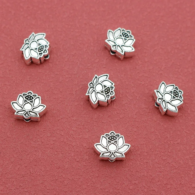 Lot de Perles Amolettes Cubiques Vermont Antenne Amoled, 12x9x5mm, Ornements de Moto, Entretoise Antique, Accessoires de Bijoux à Faire Soi-Même, 10 Pièces