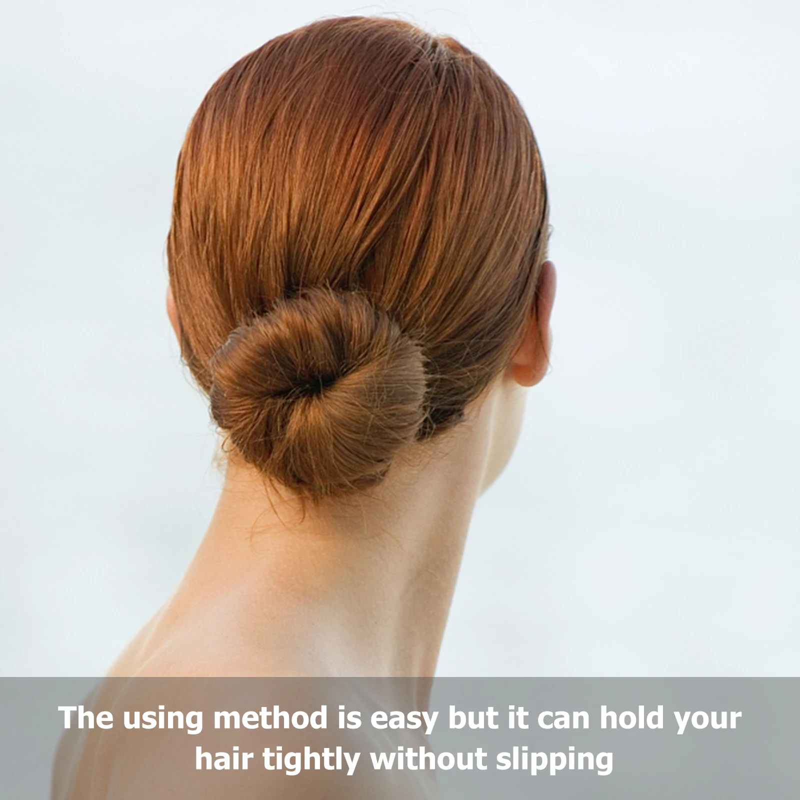 8 قطع من ملحقات أدوات تصفيف كعكة الشعر بسيطة ومتينة لجميع أنواع الشعر على شكل كعكة لصانعي ذيل الحصان