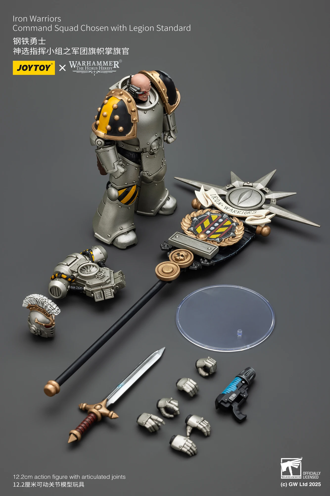 

【Pre Sale】Original JOYTOY 1/18 Action Figure Warhammer The Horus Heresy Iron Warriors Ornament Collection