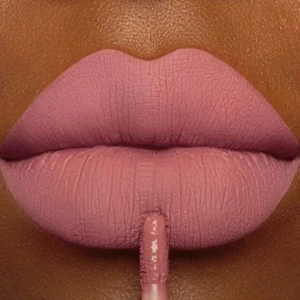 6 Colors Nude Matte Lip Gloss Waterproof Lasting Lipstick Not Fading Sexy Nude Red Pink Velvet Liquid Lipsticks Makeup Cosmetic