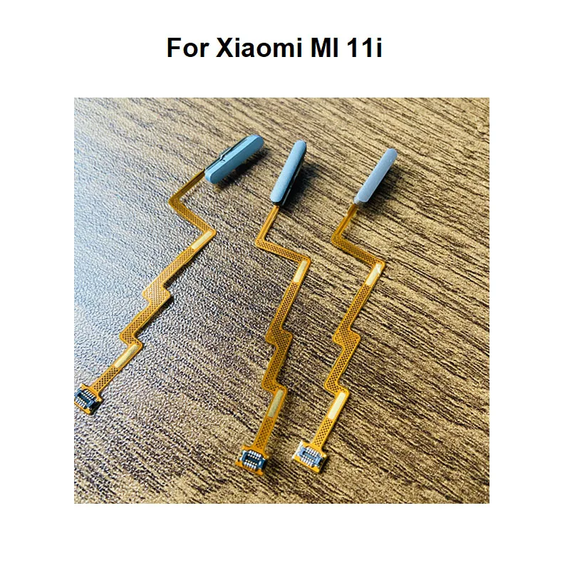 Original For Xiaomi Mi 11i 5G Home Button Menu Fingerprint Sensor Touch ID Scanner Ribbon Connector Flex Cable MI11i