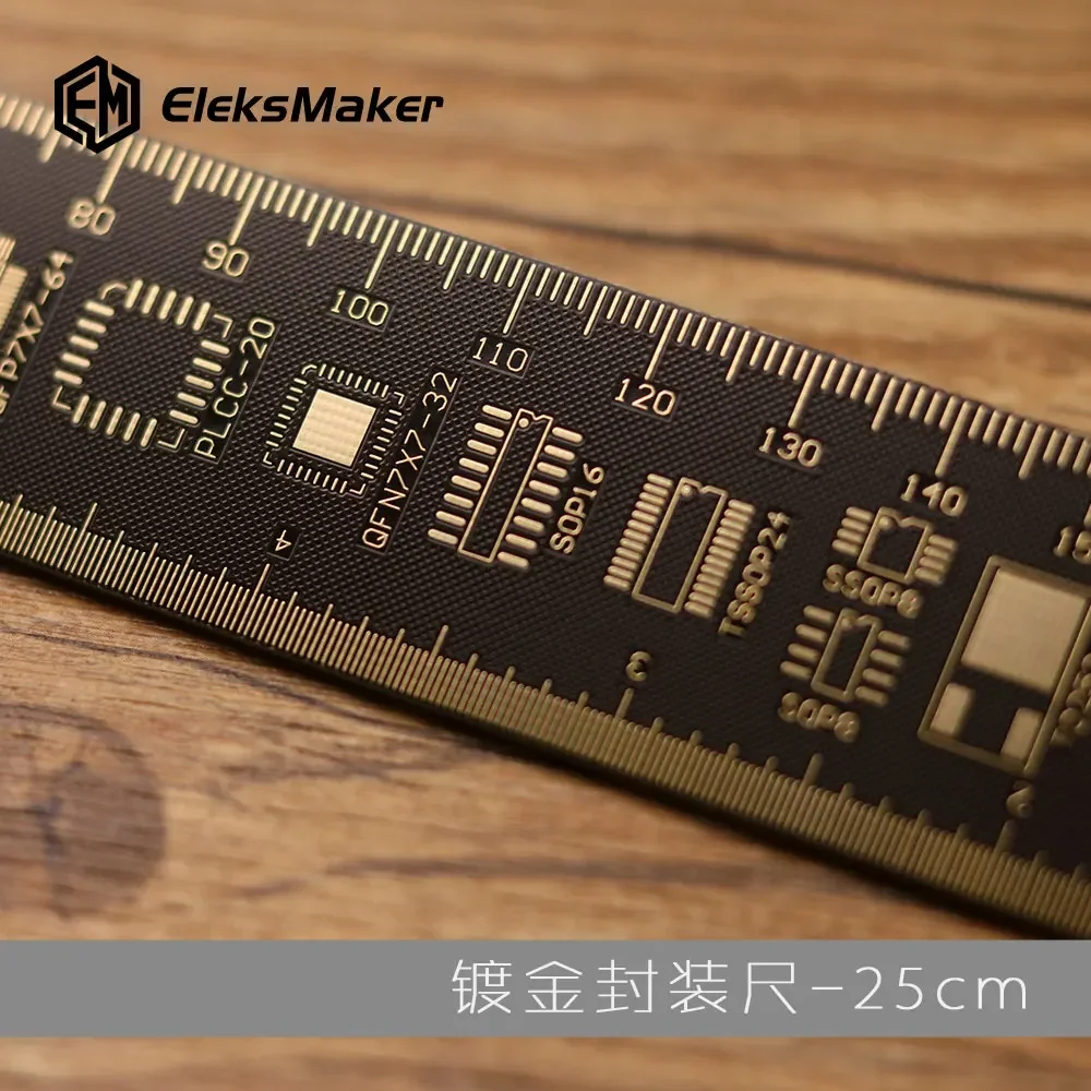EM EM |   Régua de pacote pcb, entusiastas eletrônicos, régua de fé, ferramenta de design criativo, personalização de presente para namorado
