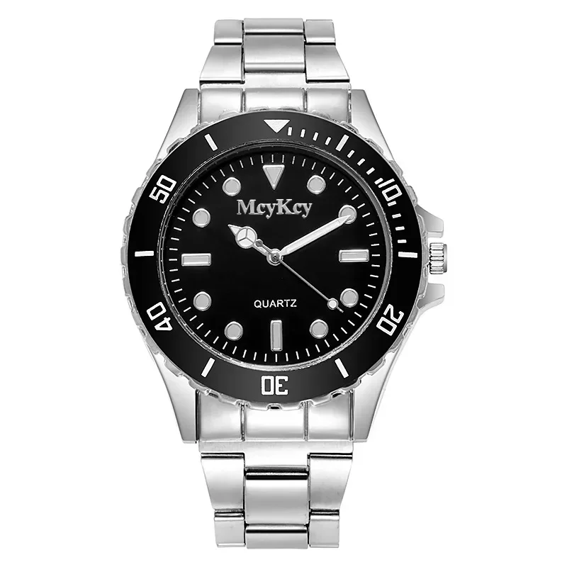 Montre-bracelet à quartz en acier inoxydable pour homme, montres de sport, luxe, affaires, décontracté, mode