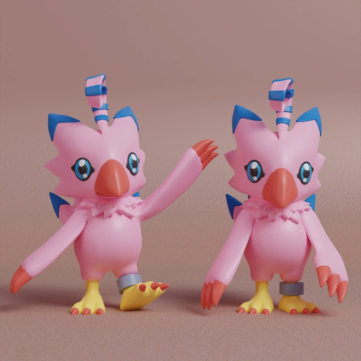 

Модель для кастомизации 15 см: Игрушка-модель Пиёмон из Digimon Adventure, 3D-печать, GK-кастомизация