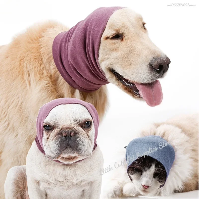 Hat for Dogs Dog Grooming Earmuffs Warm Noise-proof Earmuffs Pet Ear Cover Cloth Hat Winter Windproof Hats Puppy Pet Accessories