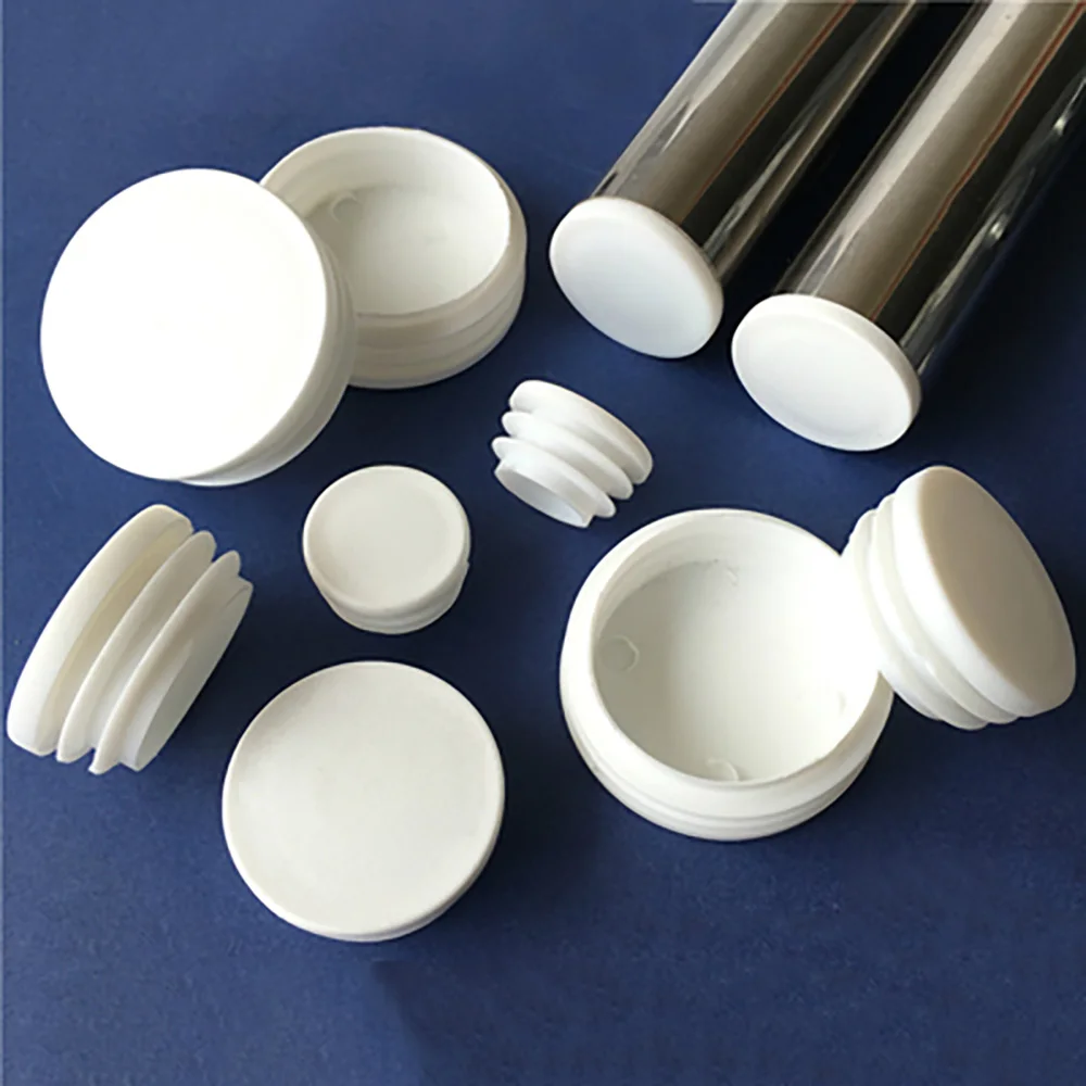 12-50mm Round Pipe Inner Plug Furniture Leveling Feet Leg Plugs Blanking End Cap Table Chair Leg Dust Cover Floor Protector Pads