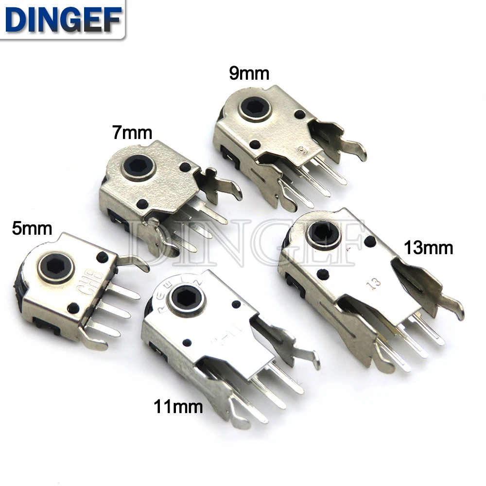 5PCS/lot Mouse Encoder 5mm 7MM 9MM 11Mm 13Mm Rolling Switch Roller Encoder 5H 7H 9H 11H 13H Mouse Navigation Mouse Connector