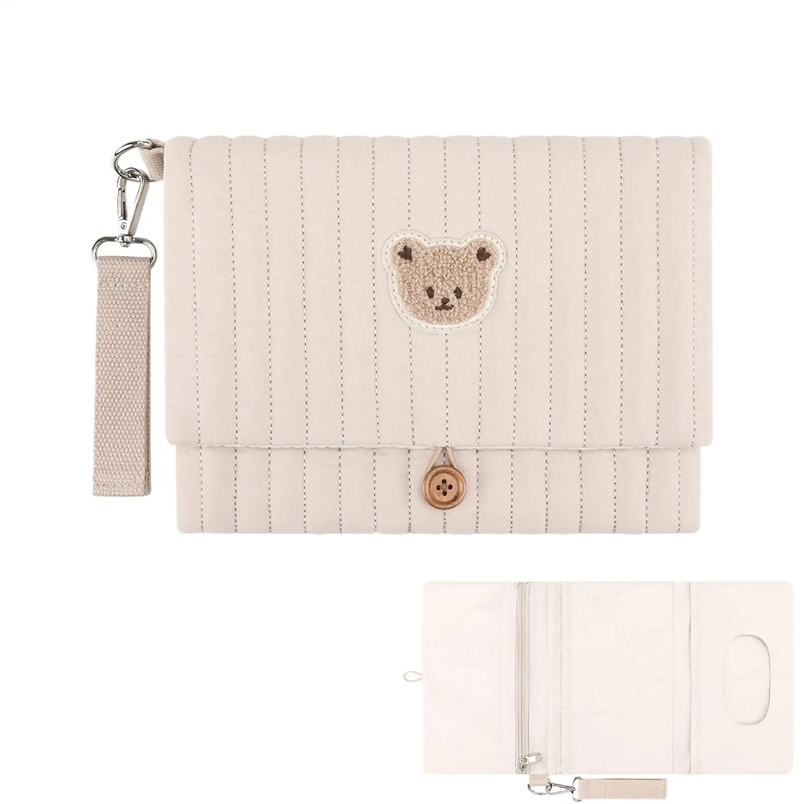 diaper-and-wipes-pouch-cute-bear-embroidery-foldable-pouch-with-stroller-strap-multiple-pockets-diaper-purse-for-mom-for-boy