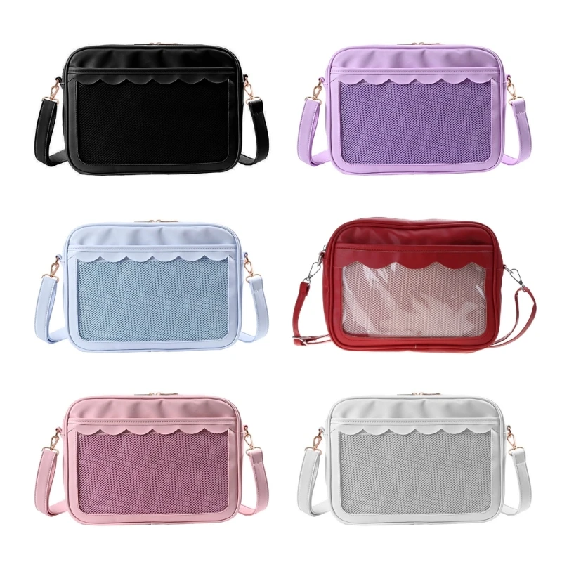 Japanese High School Girls JK Handbags Women Transparent Bag Crossbody Itabag E74B