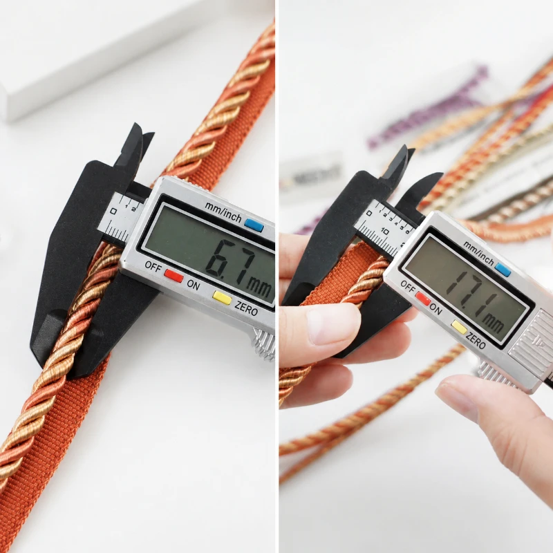 เชือกตกแต่งแบบเกลียวสองสี ขนาด - Cord Trim Twisted บทวิจารณ์และราคา