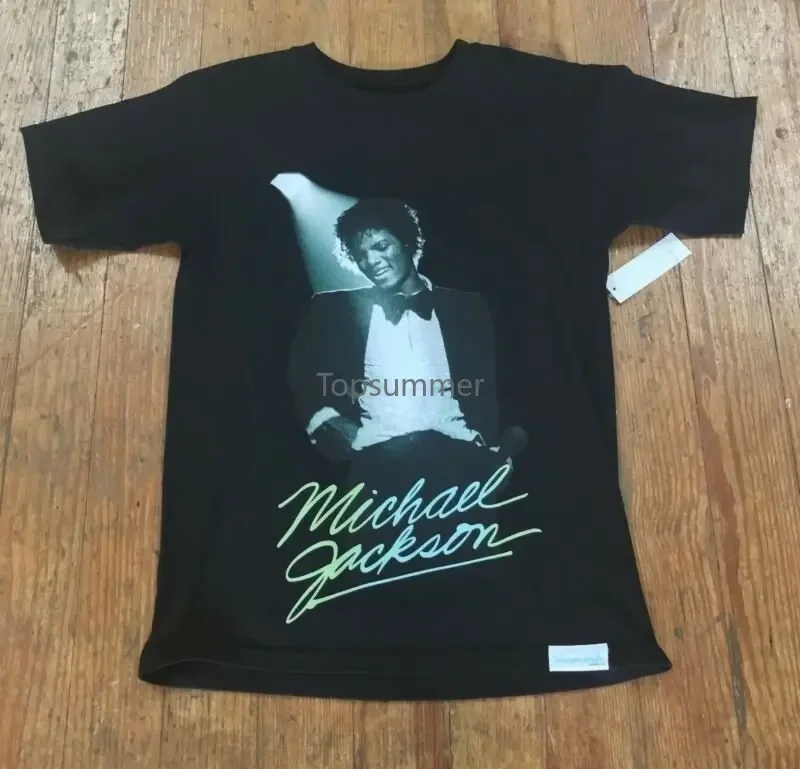 Diamond Supply X Michael Jackson Mj Shine Men's T-shirts Funny Gifts for Men Tshirts Cotton Graphic Tee