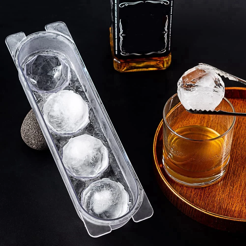 

YLS-Ice-Cube Tray Molds 2 Inch Ice-Cube Molds Plastic Ice Molds For Freezer, For Cocktails Whiskey