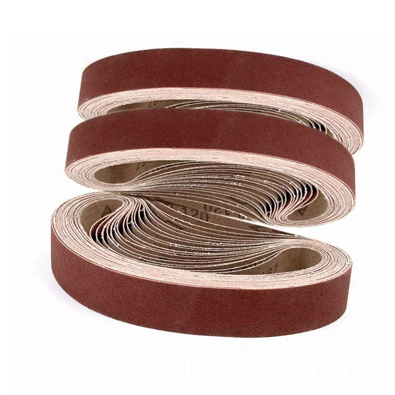 5Pcs 25x762mm Sanding Belt For Metal, Wood 1\