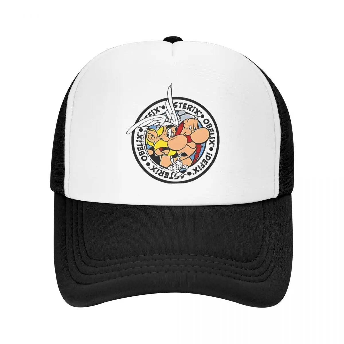 Asterix And Obelix Mesh Baseball Caps Unisex Outdoor Trucker Hat Hat Adjustable Snapback Caps Sun Hats Autumn Trucker Cap