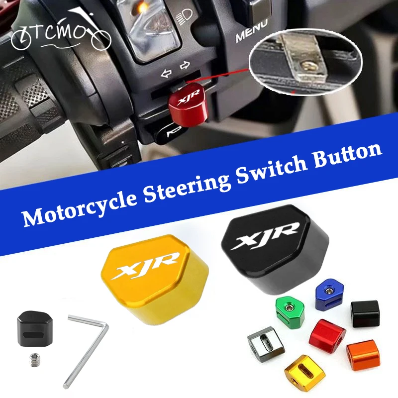 

For YAMAHA XJR 1200 1300 XJR1200 XJR1300 1994-2025 CNC Aluminum Motorcycle Switch Button Turn Signal Switch Key Cap