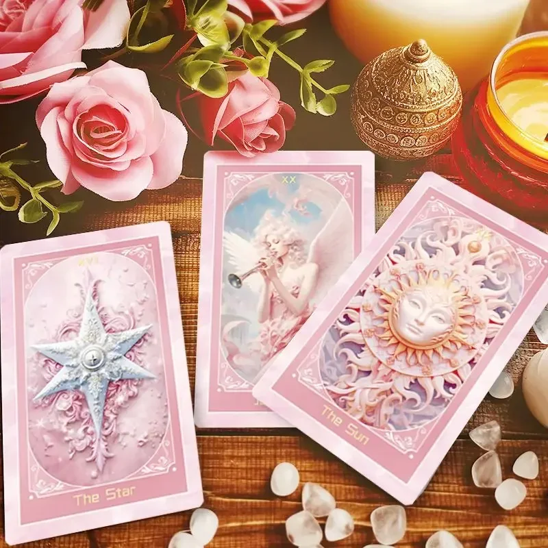 Prophecy Diving Deck Family Party Board Game Destiny Pink Love For Beginners Tarot Card Diving Collector Gifts Toys Playing