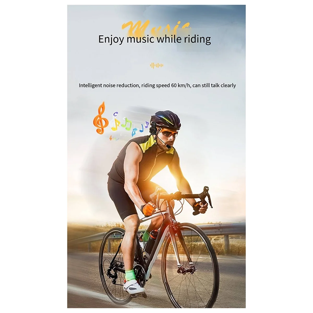 ใหม่ LX1 หมวกกันน็อครถจักรยานยนต์ชุดหูฟังบลูทูธแบบพกพาสมาร์ทตัดเสียงรบกวนกันน้ําชุดหูฟัง Takeaway