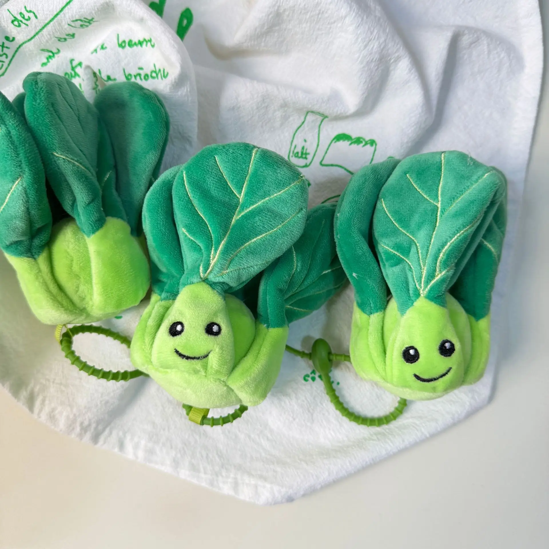 Small Chinese Cabbage Plush Keyring Funny Simulation Vegetables Plush Stuffed Toy Backpack Decor Charm For Birthday Gifts