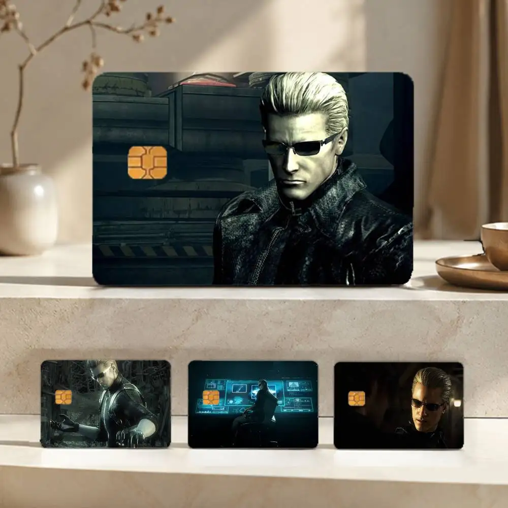 

Cool A-Albert W-Wesker Sticker Film Tape Skin for Credit Card Debit Card Waterproof Stickers