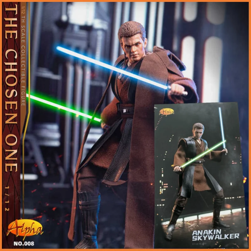 

Special offer ALPHA N0:008 1/12 Men Soldier Anakin Skywalker Warrior The Chosen One Full Set 6" Action Figure Model Toys