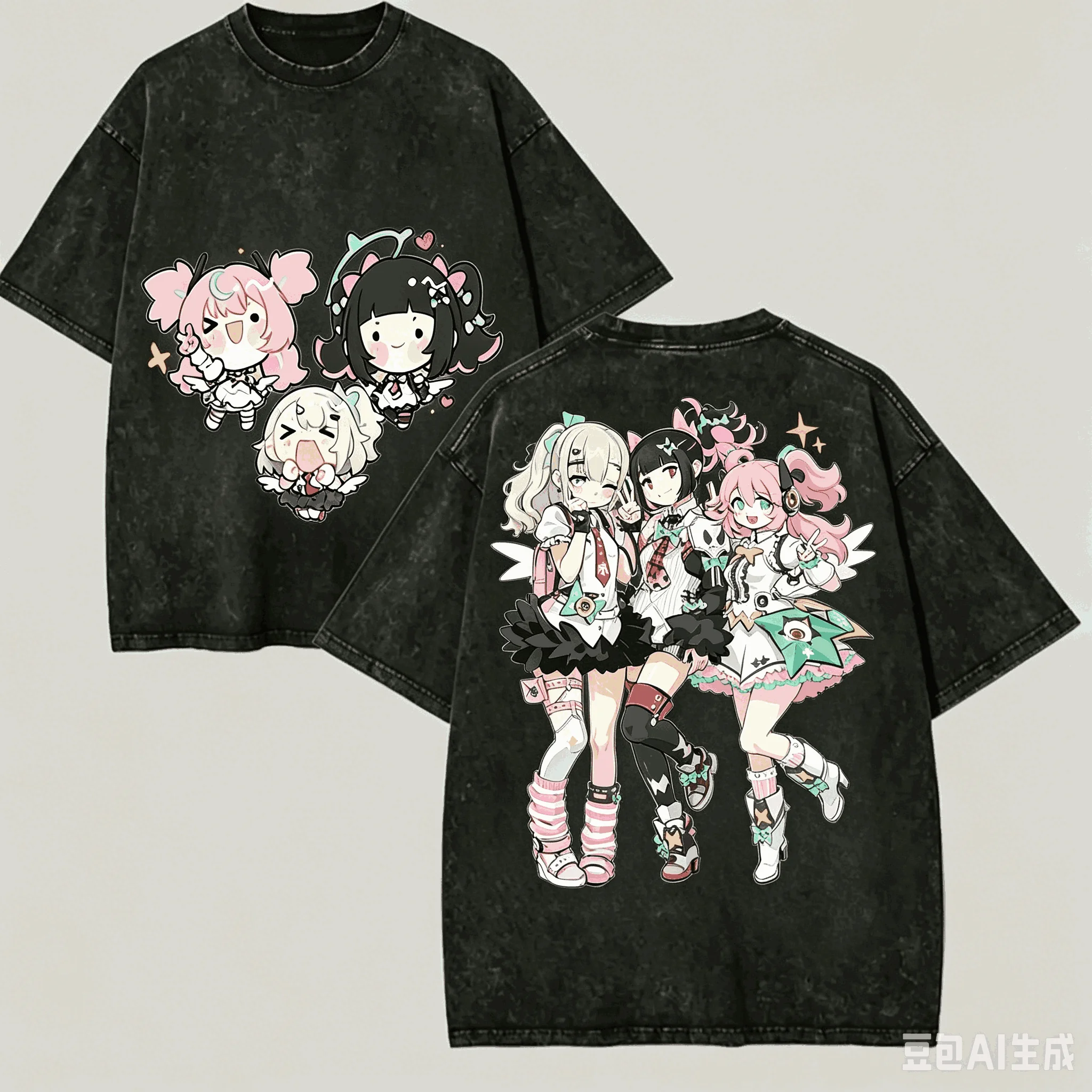 Zenless Zone Zero Washed T-shirt Anime Lover Harajuku New Model Oversized Vintage Loose Streetwear Classic Unisex high quality