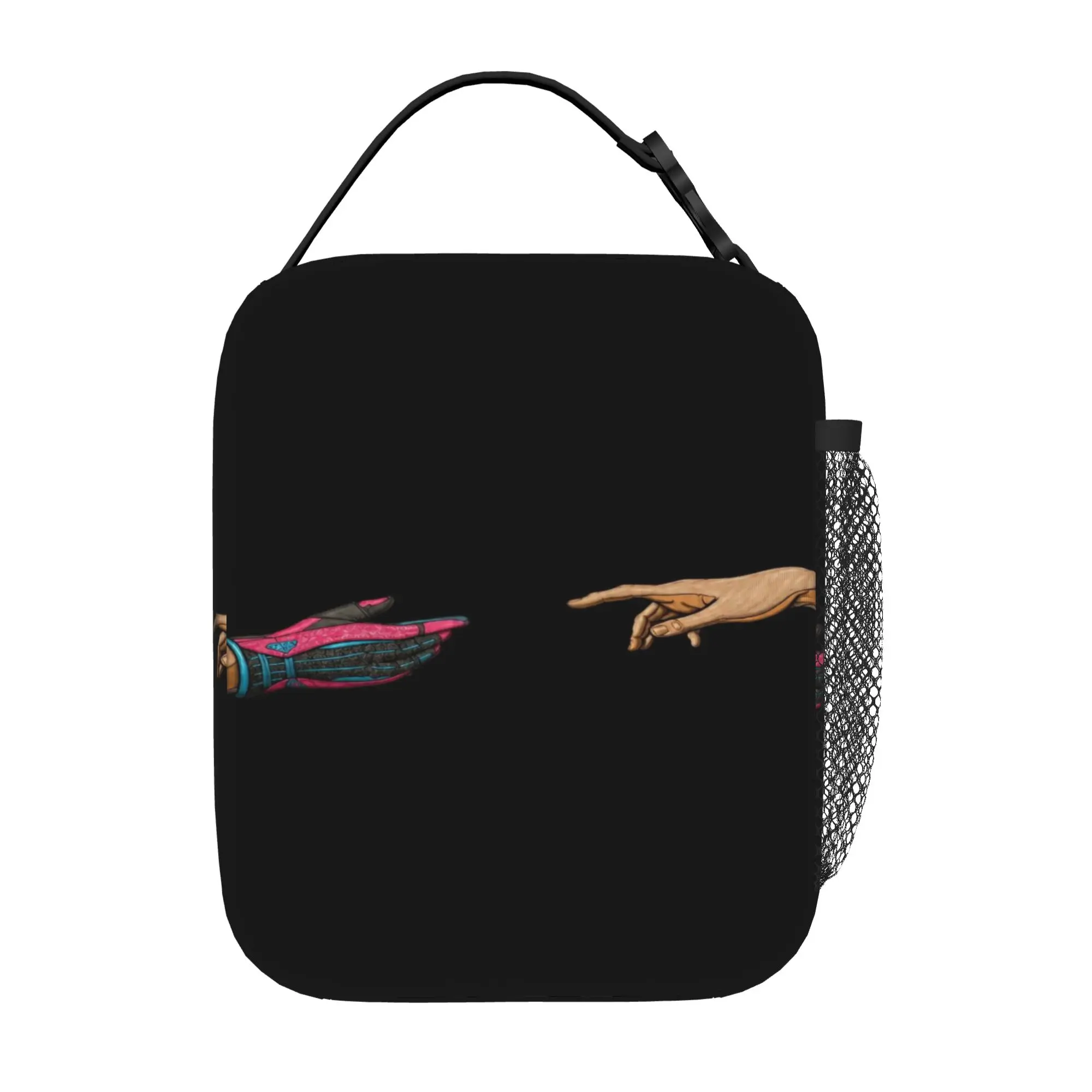Back to school season  Handbag CS GO Hand Touch Gaming Graphic Vintage Good Quality Classic Leakproof Lunch Bag