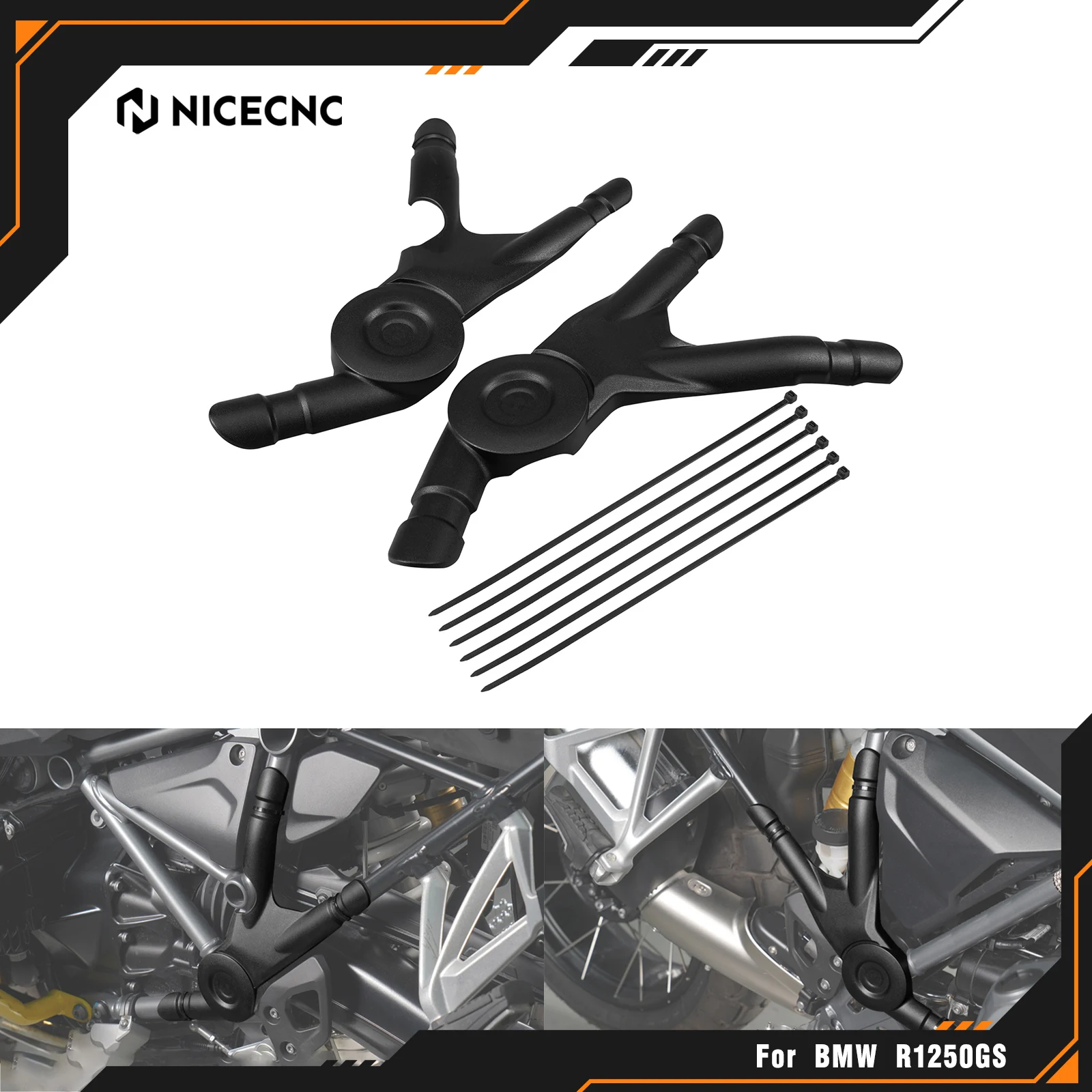 NICECNC حامي الإطار لسيارات BMW R1200GS 2016-2018 R1200GS Adventure 2013-2018 R1250GS 2018-2023 R1250GS Adventure 2018-2024 #1