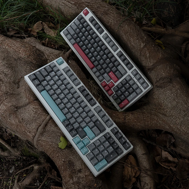 GMK ICON Clone 253 Keys Keycap Double Shot WOB BOW Modern Dolch Keycaps Cherry Profile For Mechanical Keyboard Gmmk Pro RK61