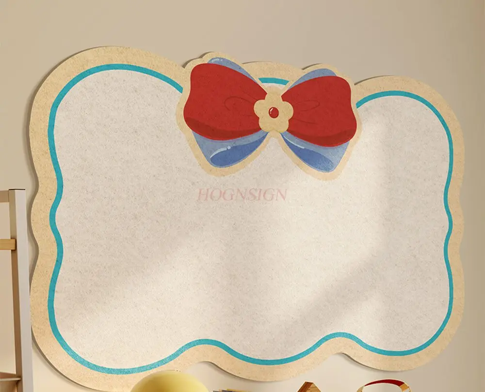 قطعة واحدة من ملصقات الحائط لعقدة الفراشة، لوحة خلفية للصور، لوحة لباد من الخشب الناعم، ملصق جداري للصور #1