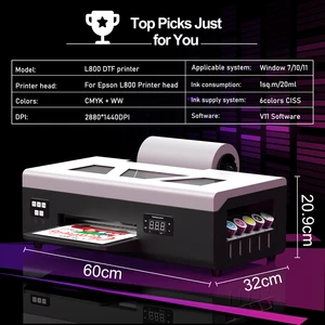 Impresora A4 DTF para Epson L805 Direct to Film DTF Impresora Transferencia de calor Impresora DTF para ropa Máquina de impresión DTF 8 mejores ventas DTF Printer Bundle - №1