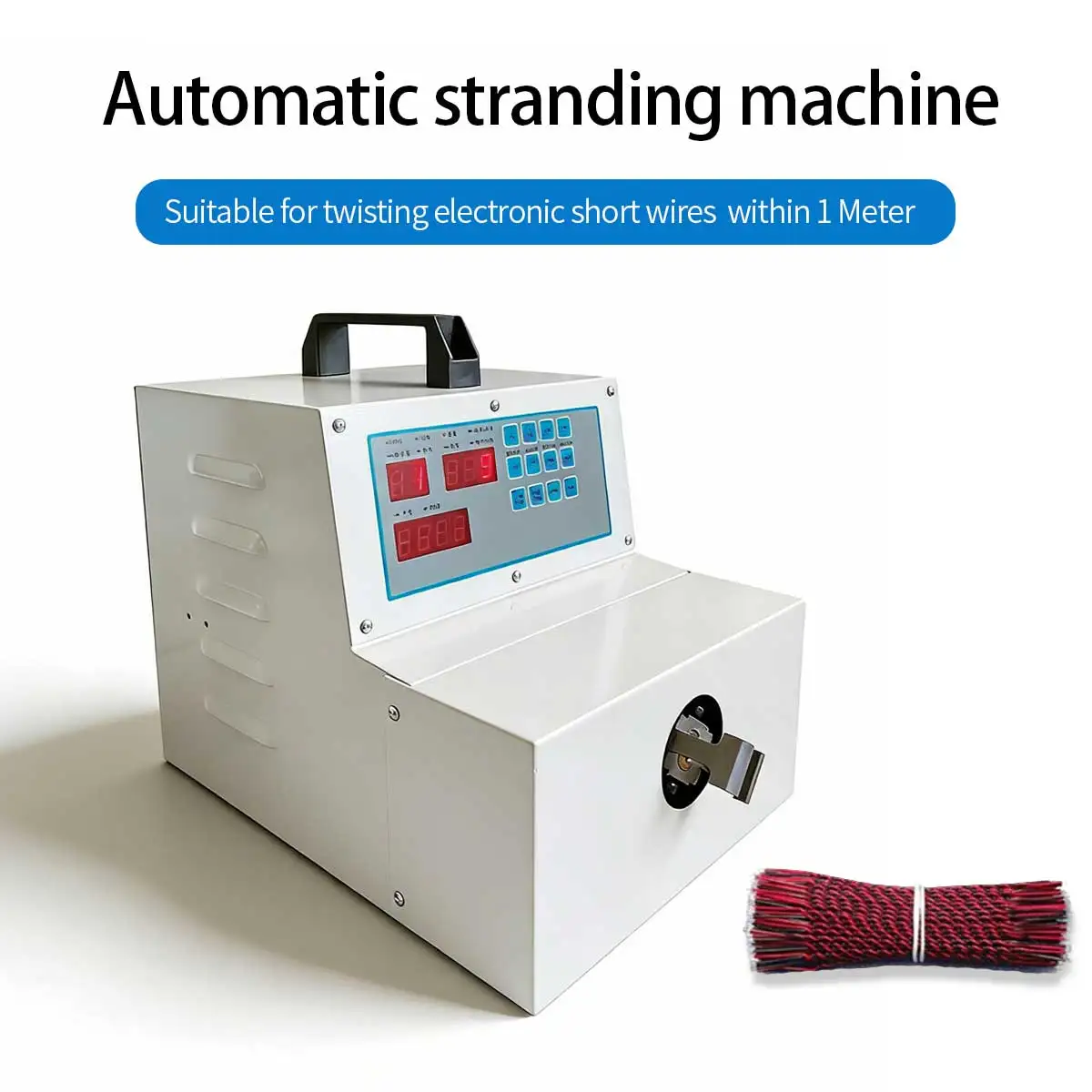 Cable Stranding Twist Tool Adjustable Speed Wire Stranding Machine 110V/220V High Speed Wire Harness Twisting Machine Automatic