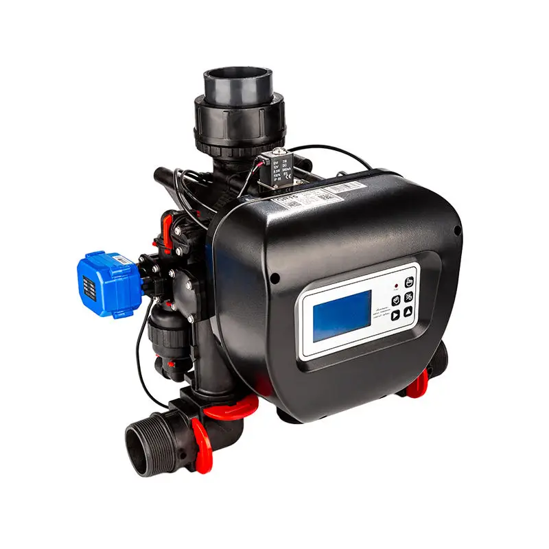 Electric 15 M3/H Soft Water Softening Control Valve Central Water Softener with LCD Display for Household Use
