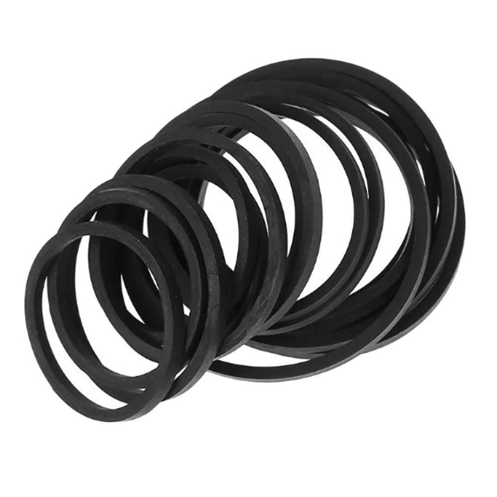 혼합 카세트 테이프 기계 벨트, 일반적인 사각형 고무 벨트, 1mm 테이프 녹음기 벨트 너비, 50 개