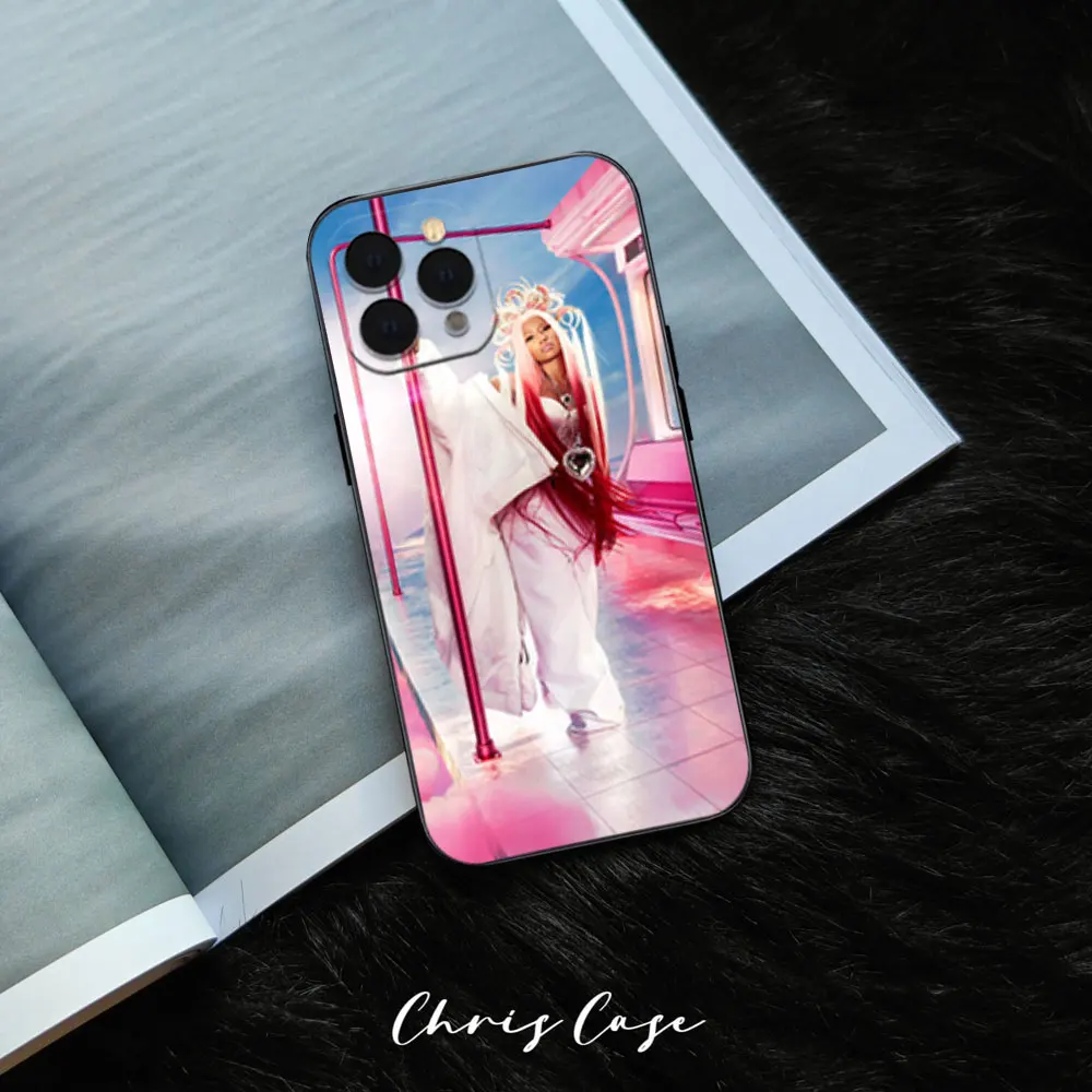 Phone Case For Samsung Singer Nicki M-Minaj S23 S22 ULTRA A22 A71 Black Soft Silicone Cover