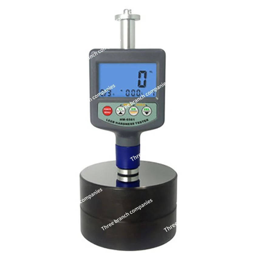 HM6561 Rebound Leeb Hardness Tester Meter Gauge 200~900 HLD Portable Metal Hardness Tester Hardometer with LCD Screen Iron Block