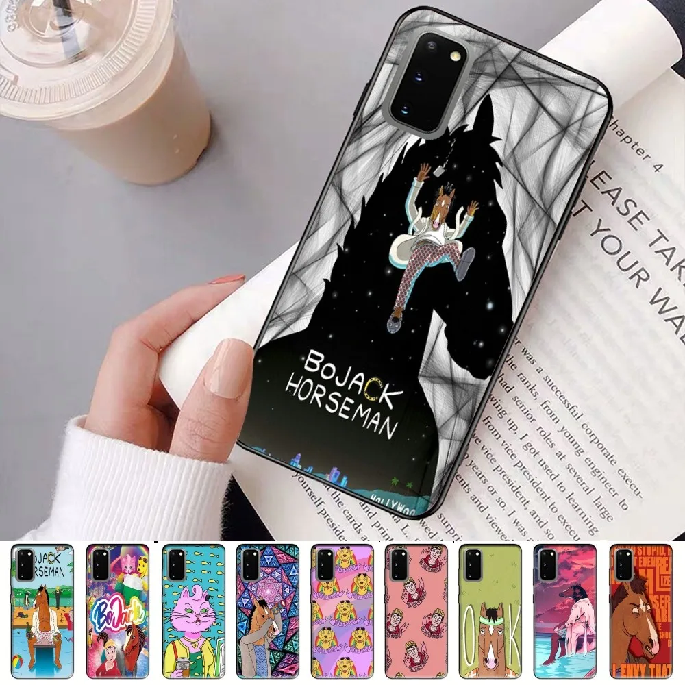 Cartoon B-BoJack H-Horseman Phone Case For Samsung S 9 10 20 21 22 23 30 23 24 plus lite Ultra FE S10lite Fundas