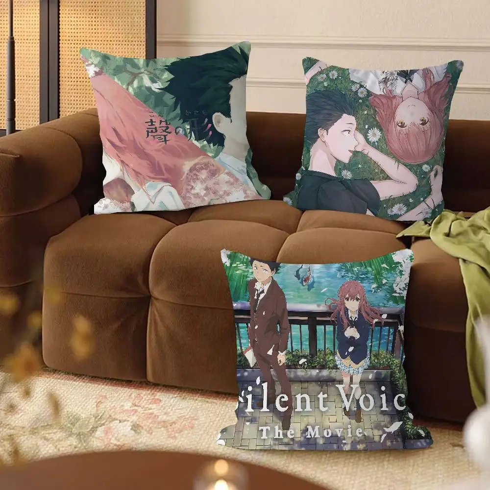 

Anime A Silent Voice Pillowcases Home Bedding Decorative Pillow Cover Wedding Super Soft Pillow Case