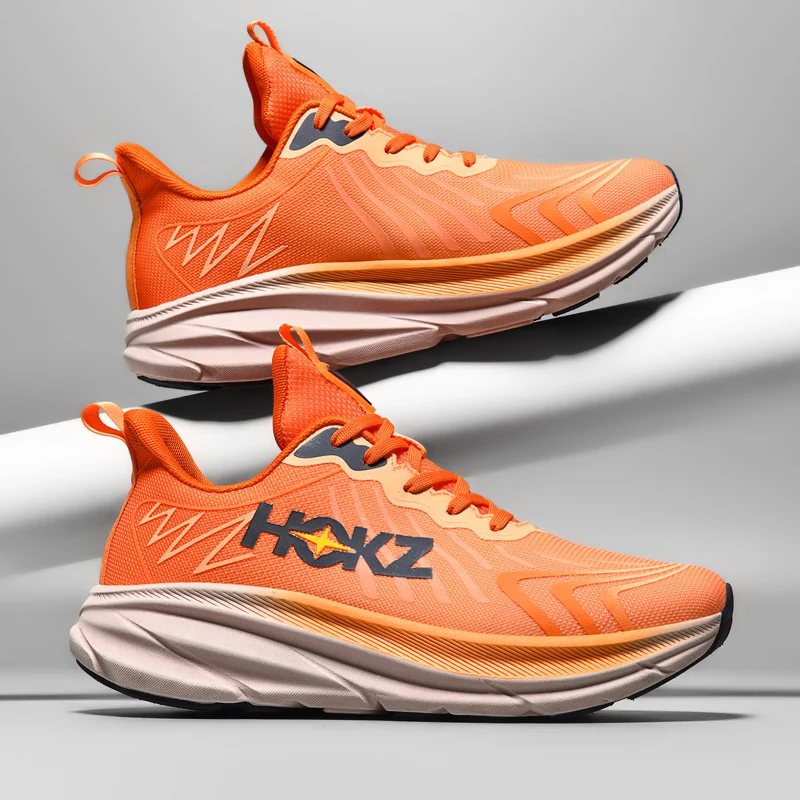 Men's Sports Shoes Thick Sole Running Shoes Breathable High Quality Soft Sole Outdoor Sports Leisure Mesh Men's Running Shoes image 4