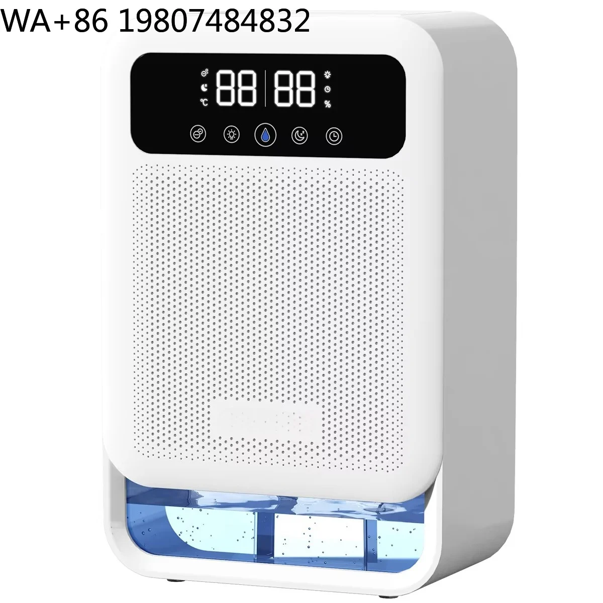 Multi-function Mini Damp Absorber Air Purify Sleep Mode RGB Ambient Light Compact Mildew Cleaner For Bedroom Basement Bathroom