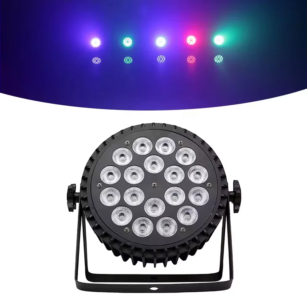 LED par light 24x18W RGBWA+UV light DMX512 control DJ disco Christmas lights stage bar banquet hall lighting