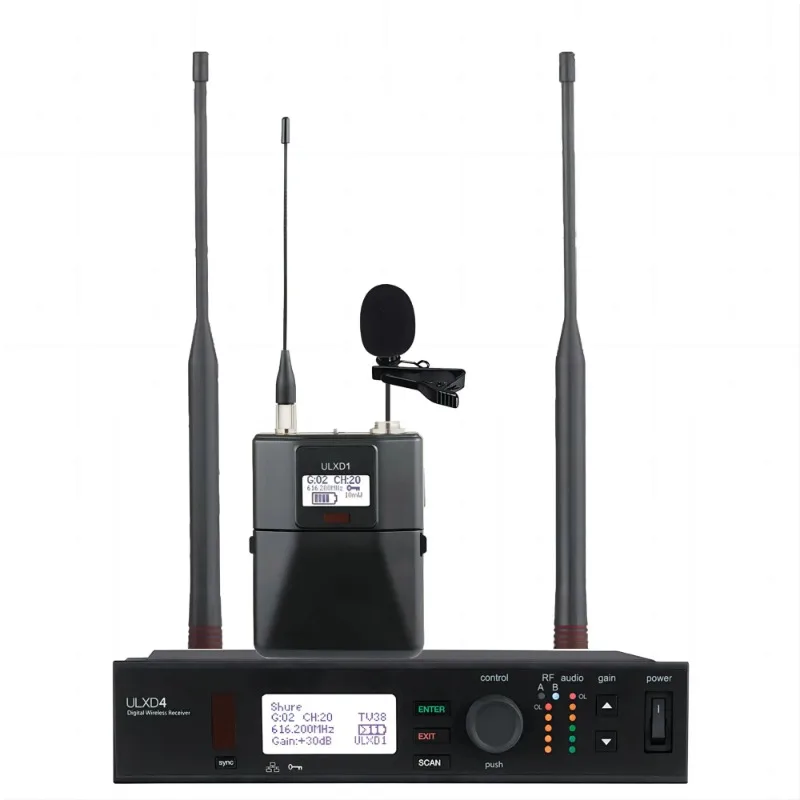 ULXD4  ULXD4 Beta58a Uhf Handheld Headset Lavalier Microphone Stage Outdoor Performance ULXD4/BETA87A Wireless Microphone