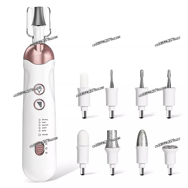 Nail Polisher, A Variety of Grinding Heads, Small Manicure Instrument, Exfoliating and Polishing Manicure