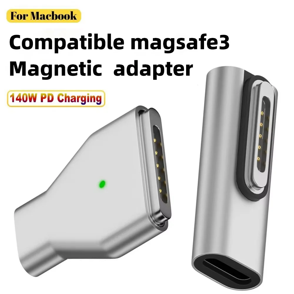 

Compatible with magsafe3 Magnetic Adapter Type-C Female to Magsaf3 Converter Laptop 140WUSB-C Adapter for MacBook Air/Pro