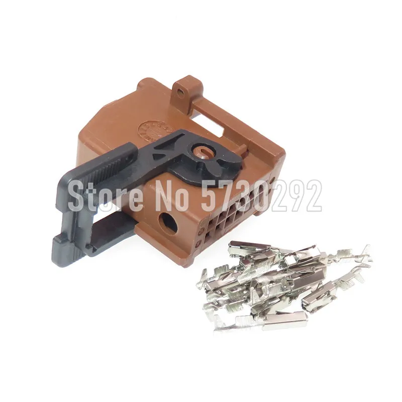 

12P 1379095-1 1379096-1 1379219-1 Automotive Amplifier Audio Cable Harness Socket Connector With Pin For BMW Porsche